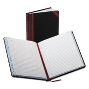Boorum & Pease Black and Red Record Account Book, 9-5/8" X 7-5/8", 300 Pg 38-300-R